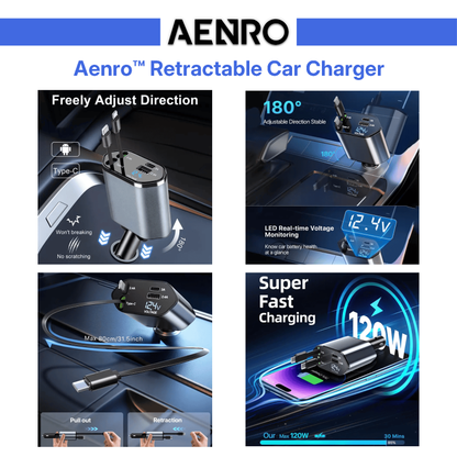 Aenro™ Retractable Car Charger