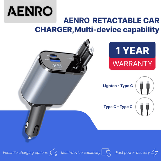 Aenro™ Retractable Car Charger